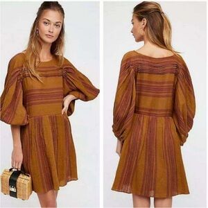 Free People Lilly Puff Sleeve dress